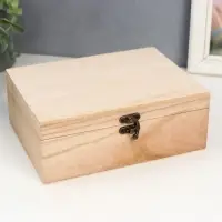 Шкатулка для росписи дерево &laquo;Креатив&raquo;, заготовка для творчества, 22&times;8.5&times;16.5 см