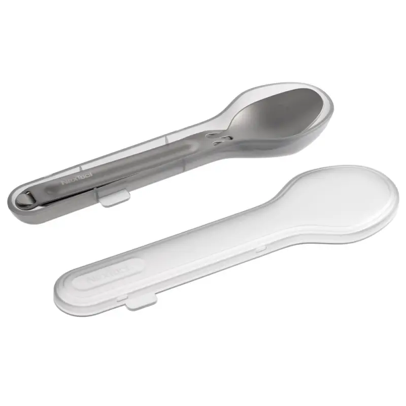 Набор походных столовых приборов NexTool, серебристый Набор походных столовых приборов NexTool, серебристый