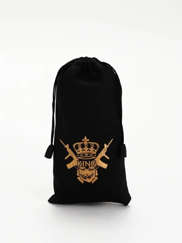 Стопки в чехле &laquo;Король&raquo;: нержавеющая сталь, набор 3 шт.&times;30 мл