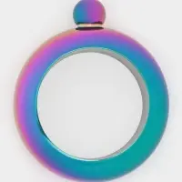 Фляжка для алкоголя Мастер К &laquo;Браслет&raquo;, 105 мл, нержавеющая сталь, разноцветная