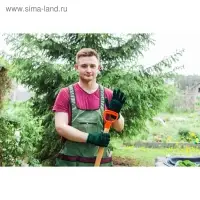 Перчатки рабочие, хб, вязка 10 класс, 4 нити, размер 9, зелёные, «Двойные»
