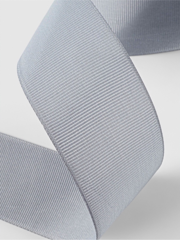 Лента репсовая, 40 мм, 23 ± 1 м, цвет светло-серый №3