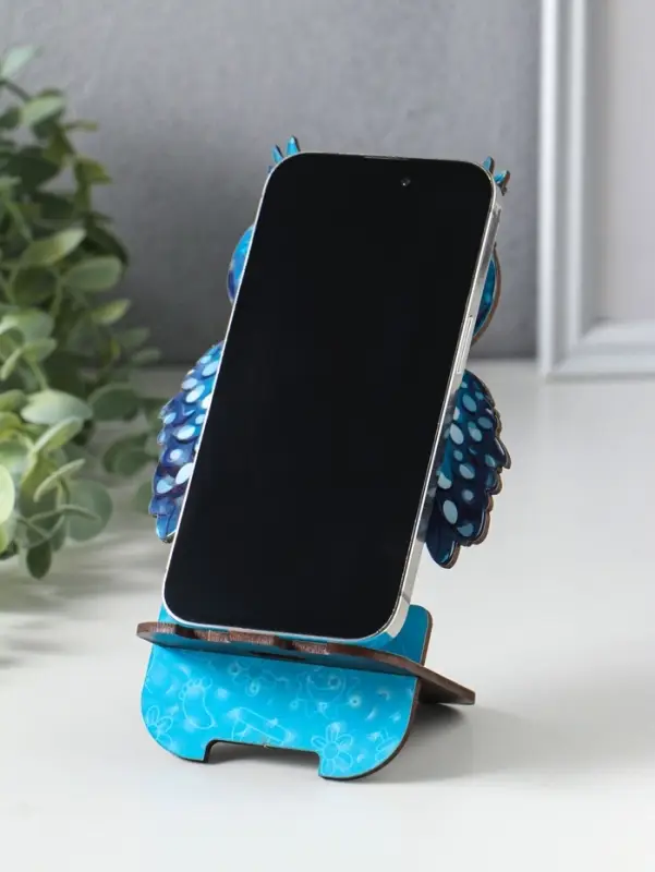 Подставка под телефон "Сова" 19х10 см, вид 2