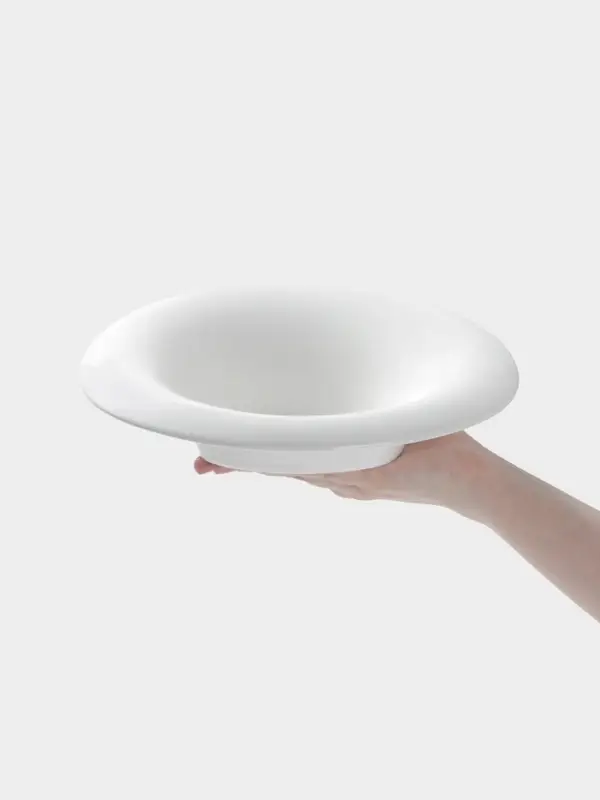 Тарелка Hanna Kn&ouml;vell, 320 мл, 25.4&times;21.9 см, фарфор, белая