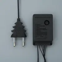 Гирлянда &laquo;Нить&raquo; 20 м, IP20, тёмная нить, 200 LED, свечение тёплое белое, 8 режимов, 220 В