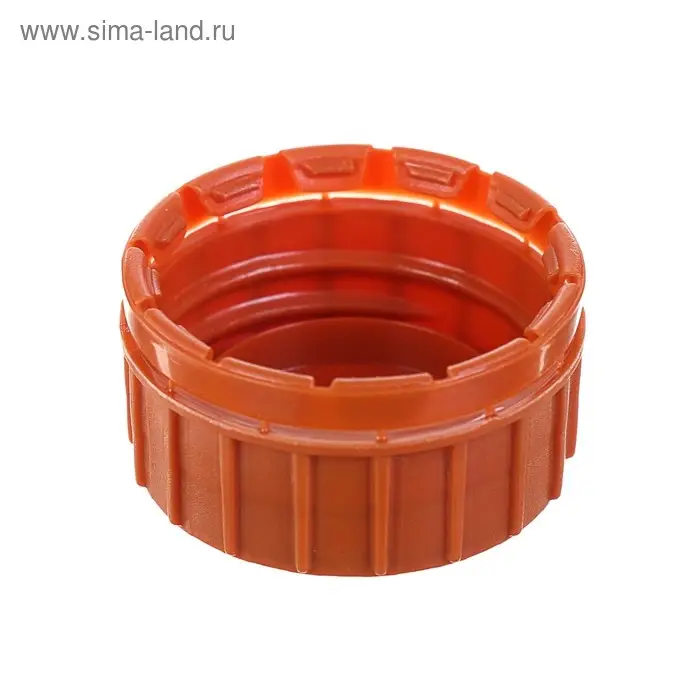 Бутылка Б-45 белая с коричневой крышкой 1шт 250 мл