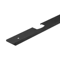 Планка для столешницы угловая CAPPIO, 38 мм, черный, набор 2 шт.