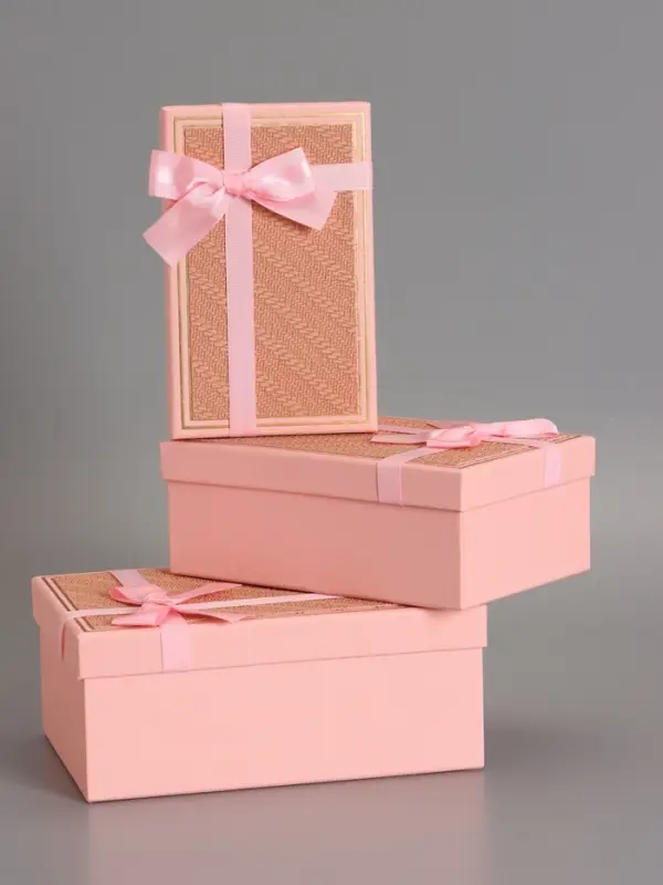 Наборок коробок 3 в 1 прямоугольные 23*16*9.5 21*14*8.0 19*12*6.5 см