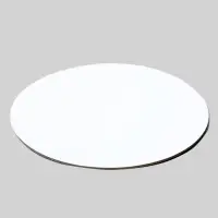 Подложка для торта, кондитерская, усиленная 20 см, золото - белый, 3.2 мм