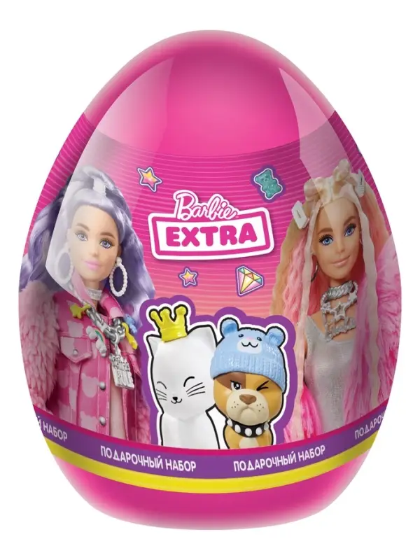 Набор для творчества Набор для творчества "Конфитрейд" "BARBIE" в пластиковом яйце XXL 1/8