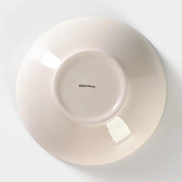 Тарелка керамическая глубокая Доляна «Морской мир», 540 мл, d=18 см, цвет красный Тарелка керамическая глубокая Доляна «Морской мир», 540 мл, d=18 см, цвет красный