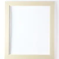 Рама для картин и зеркал Elegance de Lumi, пластик, 50&times;60 см, белая с серебром