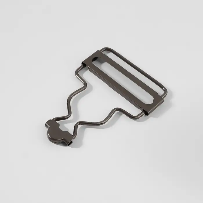 Застёжка для комбинезона, 37 мм, 10 шт., цвет чёрный никель Застёжка для комбинезона, 37 мм, 10 шт., цвет чёрный никель