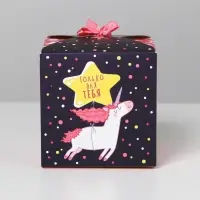 Коробка подарочная складная, упаковка, «Сюрприз», 12 х 12 х 12 см