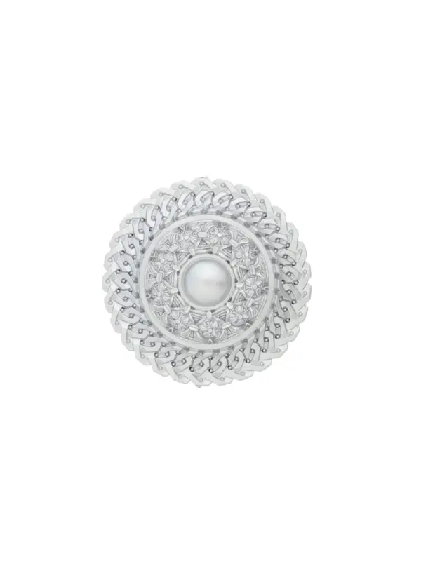 Держатель для штор CAPPIO KS030, d=95 мм, цвет серебро, 2 шт.