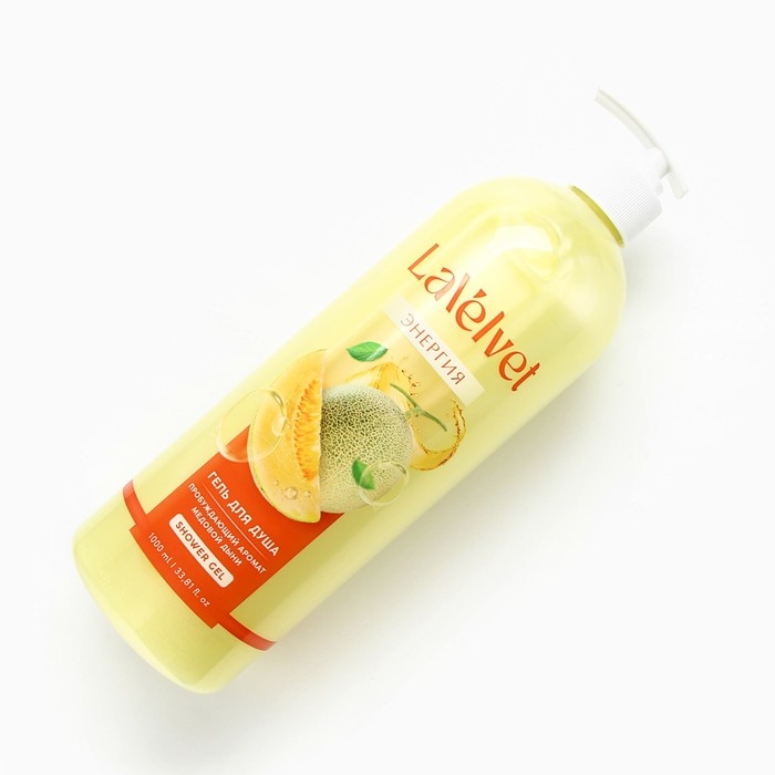 Гель для душа «Энергия» 1000 мл, аромат медовой дыни, LaVelvet