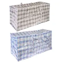 Сумка хозяйственная тм VETTA Клетка, 100x50x40см, 200 литров, до 15кг, полипропилен, 2 цвета