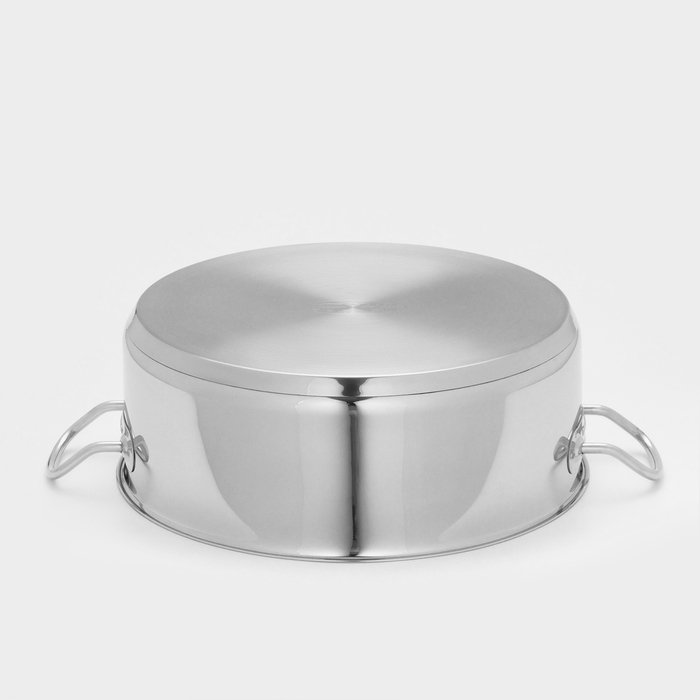 Кастрюля «Общепит», 8 л, d=34 см, h=12,2 см, капсульное дно, индукция Кастрюля «Общепит», 8 л, d=34 см, h=12,2 см, капсульное дно, индукция