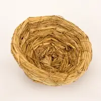Гнездо для птиц плетёное из соломы, 13,5 х 5 см Гнездо для птиц плетёное из соломы, 13,5 х 5 см