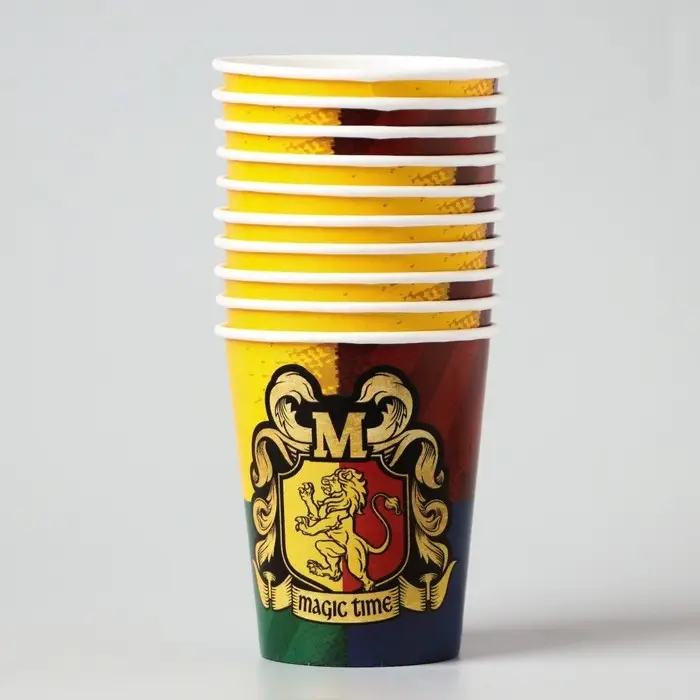 Стакан одноразовый бумажный «Волшебный мир», 250 мл, однослойный