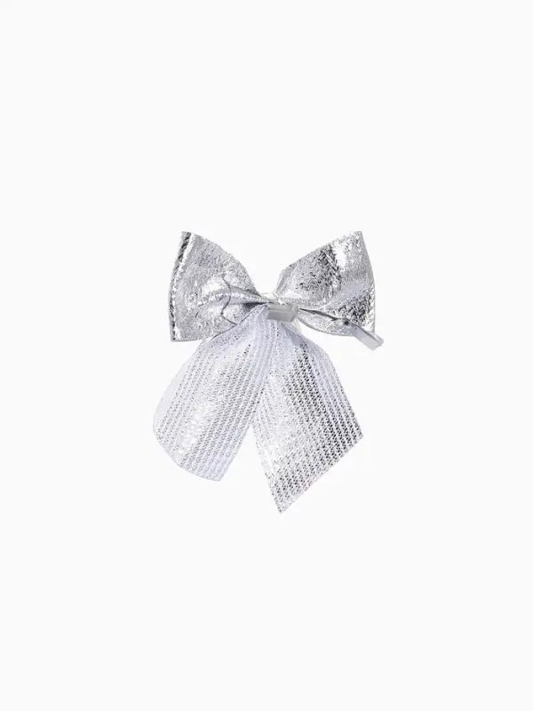 Ёлочные игрушки &laquo;Сюрприз&raquo;, набор 16 шт. (4 шара, 4 банта, 4 подарка, 4 шишки), серебристый/голубой