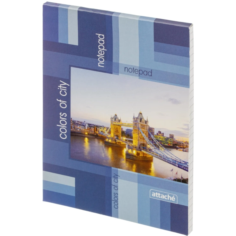 Блокнот на склейке А6 60л. ПЕЙЗАЖ  АТТАСНЕ 8с5 клет.100шт./у