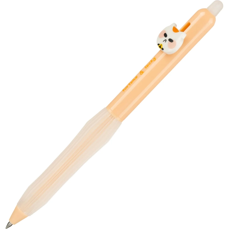 Ручка гелевая автомат. Deli Lucky Meow EG345-BL,пул.нак.0,5,стир,коты,в асс