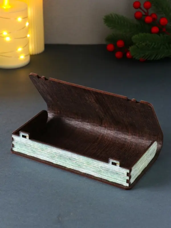 Купюрница новогодняя 1000 руб "Успехов и богатства" 18х9,5х3,5 см