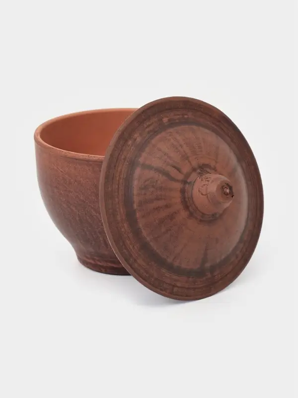 Горшочки для запекания, набор 2 шт., 600 мл, 12&times;13 см, красная глина