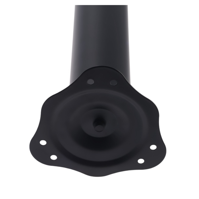 Опора мебельная, барная, ТУНДРА, 60х870 мм, цвет черный Опора мебельная, барная, ТУНДРА, 60х870 мм, цвет черный