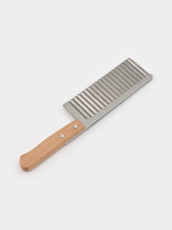 Нож для фигурной резки Доляна, 27&times;6 см, нержавеющая сталь, бежевый