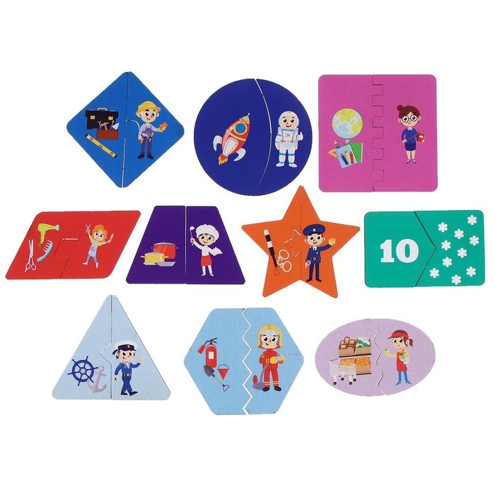 Развивающая игра «Учим профессии» Развивающая игра «Учим профессии»