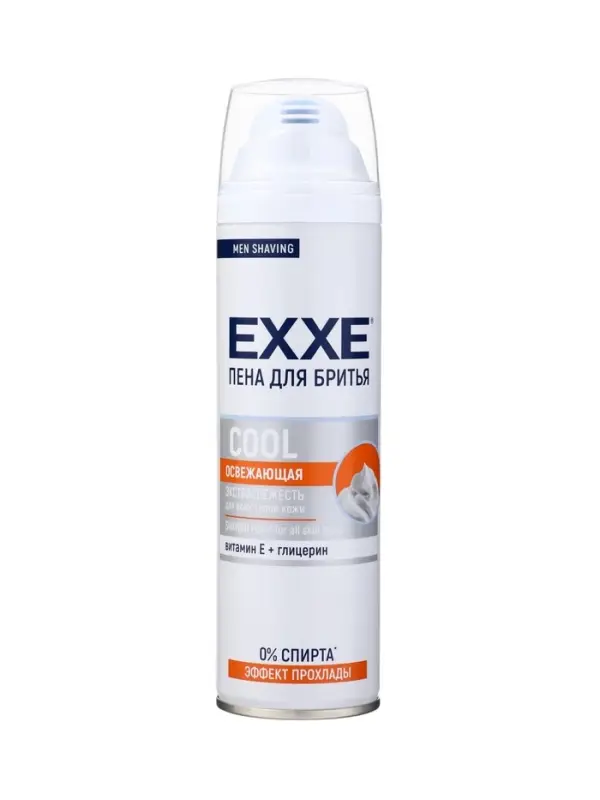 Пена для бритья EXXE COOL освежающая, 200 мл