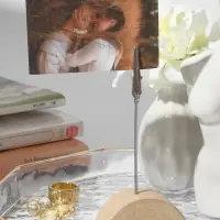 Подставка под ценник, фото &laquo;Прищепка&raquo;, с зажимом, 2.5&times;2.5&times;11 см, цвет серебро