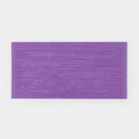 Печати для шоколада и кондитерских изделий Доляна &laquo;Дерево.Кирпич&raquo;, набор 2 шт., силикон, 14.5&times;7 см, фиолетовые