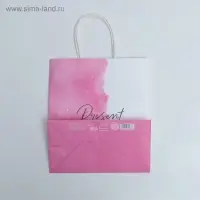 Пакет подарочный крафтовый, упаковка, &laquo;Present for you&raquo;, 22&times;25&times;12 см