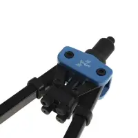 Заклепочник ТУНДРА, 360 мм, двуручный, заклепки 2.4 - 3.2 - 4 - 4.8 - 6.4 мм