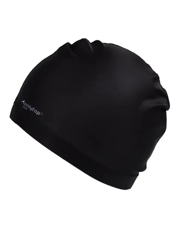 Шапочка для плавания взрослая ONLYTOP Waves, тканевая, обхват 54-60 см