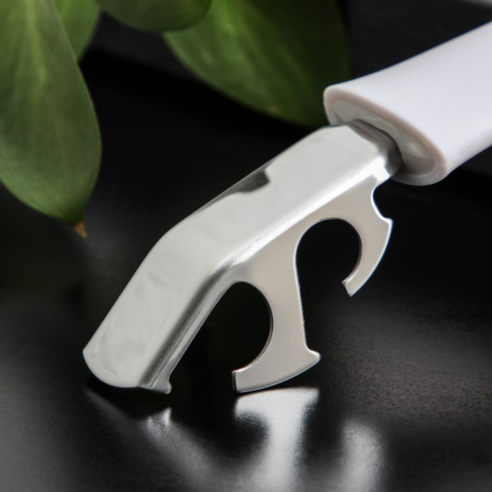 Ручка для сковороды Доляна «Сливки», 24 см, нержавеющая сталь, белая Ручка для сковороды Доляна «Сливки», 24 см, нержавеющая сталь, белая