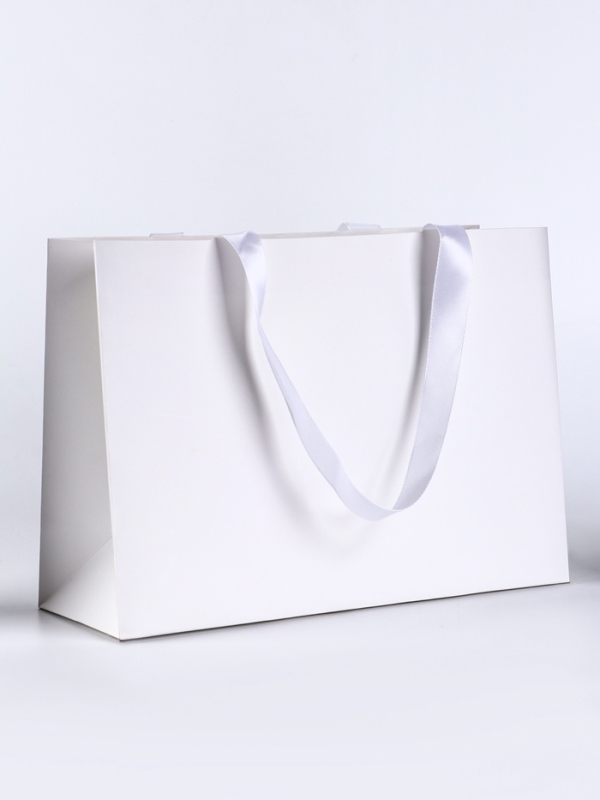 Пакет подарочный «Белый», 28×20×10 см