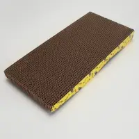 Когтеточка-лежанка &laquo;Пижон. Волна&raquo;, 42.5&times;20&times;3.5 см, с кошачьей мятой, гофрокартон