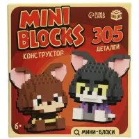 UNICON Конструктор "MiniBlocks", кот и мышка, 2 в 1 UNICON Конструктор "MiniBlocks", кот и мышка, 2 в 1