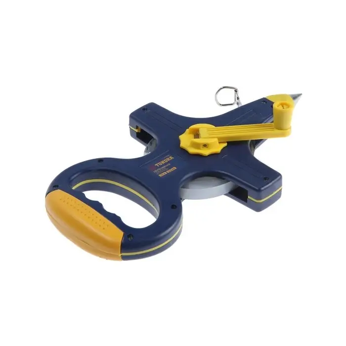 Рулетка геодезическая ТУНДРА, металлическая лента, 50 м &times; 12.5 мм