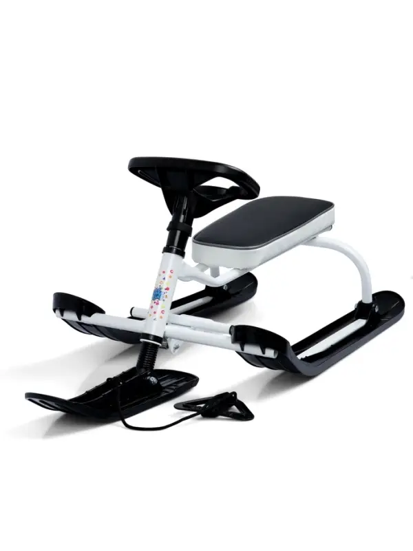 Снегокат &laquo;Тимка спорт+&raquo;, белый, чёрный, ТСЛ+/Б Nika