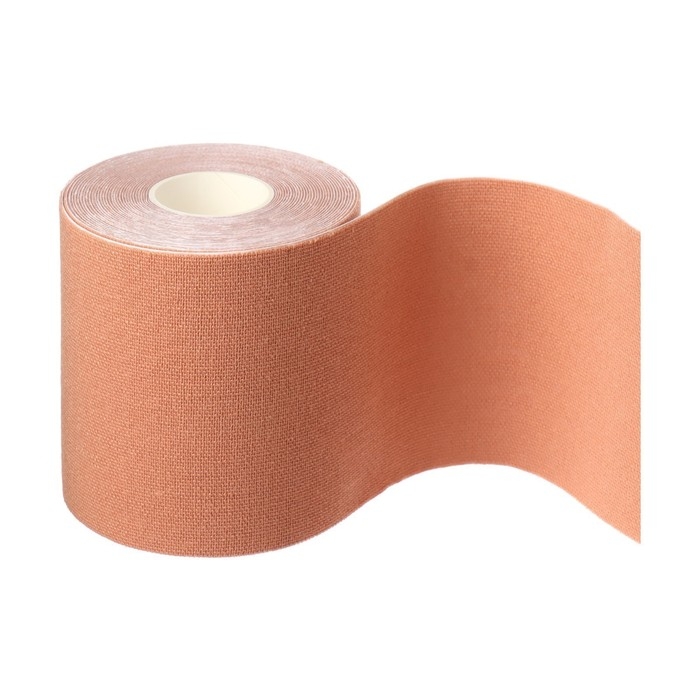 Кинезио - тейп, 7,5 см × 5 м, цвет бежевый Кинезио - тейп, 7,5 см × 5 м, цвет бежевый