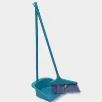 Набор для уборки Доляна: щётка для пола 23&times;78 см, совок 25&times;26&times;71 см, ручки металлические, МИКС