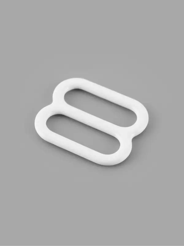 Регулятор для бретелей, металлический, 10 мм, 20 шт., белый Регулятор для бретелей, металлический, 10 мм, 20 шт., белый