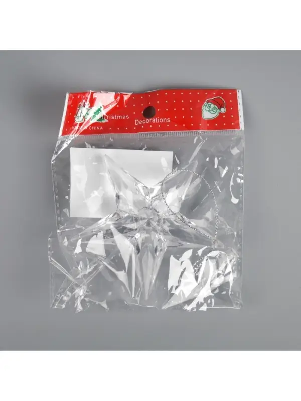 Ёлочная игрушка &laquo;Звезда&raquo;, 8.5&times;8.5&times;2.8 см, 1 LED, от батареек, свечение мульти (RGB)