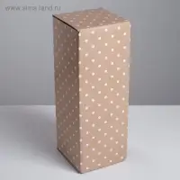 Коробка подарочная складная, упаковка, &laquo;Крафт&raquo;, 12 х 33.5 х 12 см