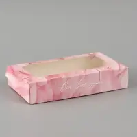 Коробка подарочная с окном &laquo;Мечтай&raquo;, 20&times;12&times;4 см, самосборная